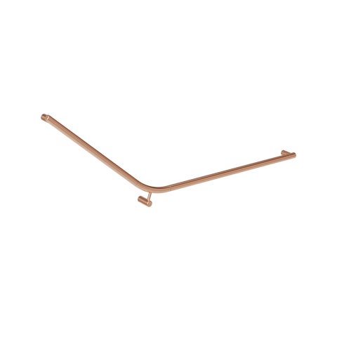 Aliro Accessible 140° Grab Rail - Brushed Copper
