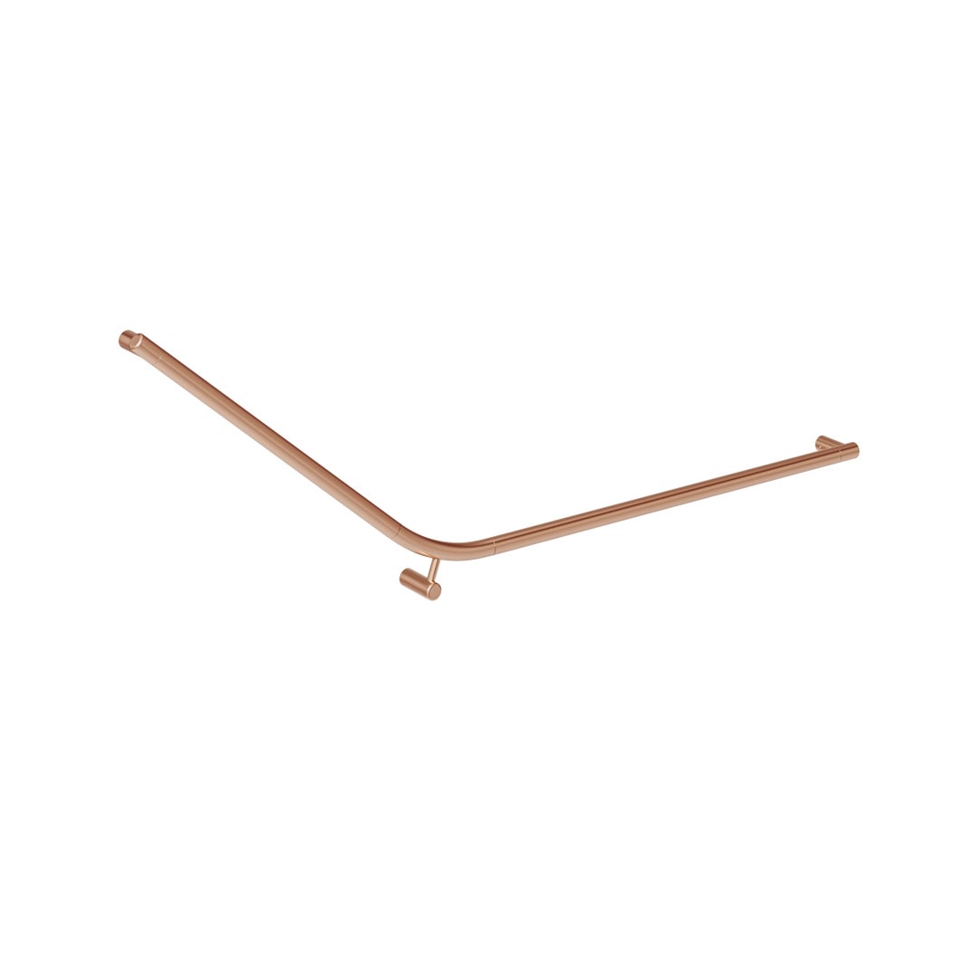 Aliro Accessible 140° Grab Rail - Brushed Copper