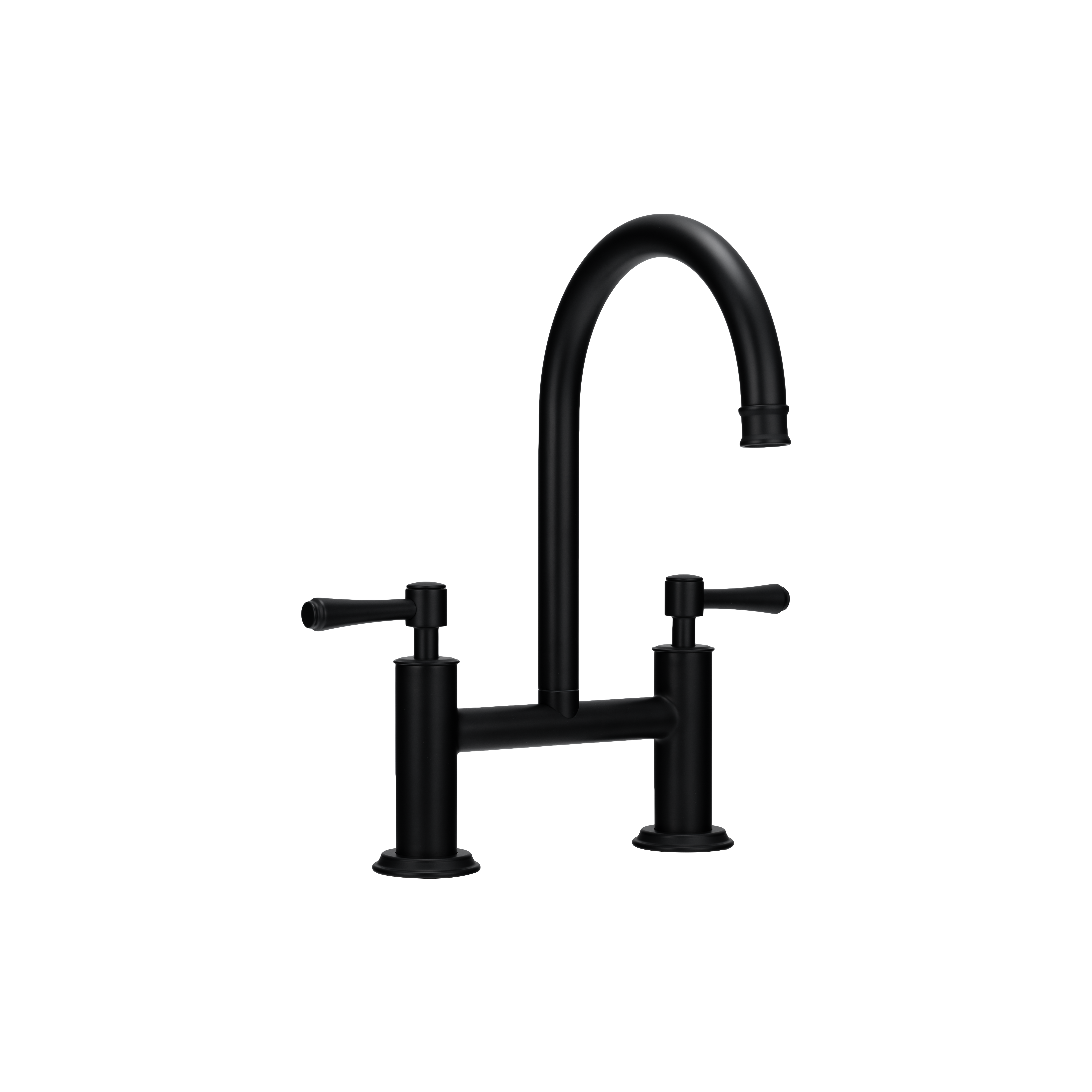 Kingsley Kitchen Bridge Mixer Tap - Matte Black