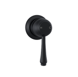 Kingsley Thermostatic Shower Mixer View A-Side MB