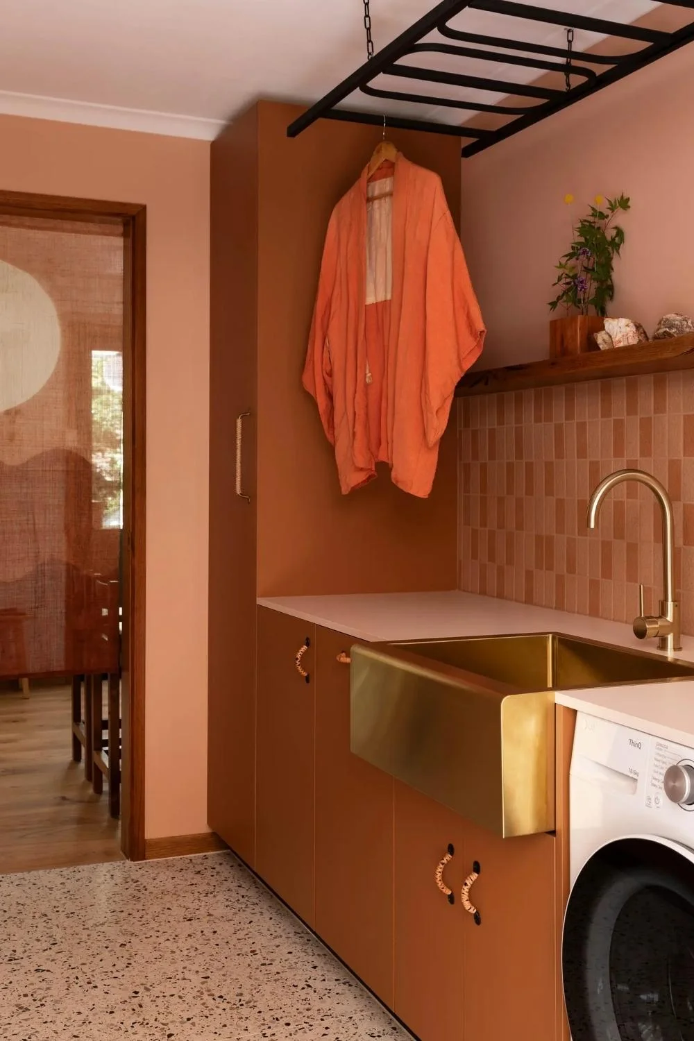 Laundry Design Ideas Warm Coastal Style