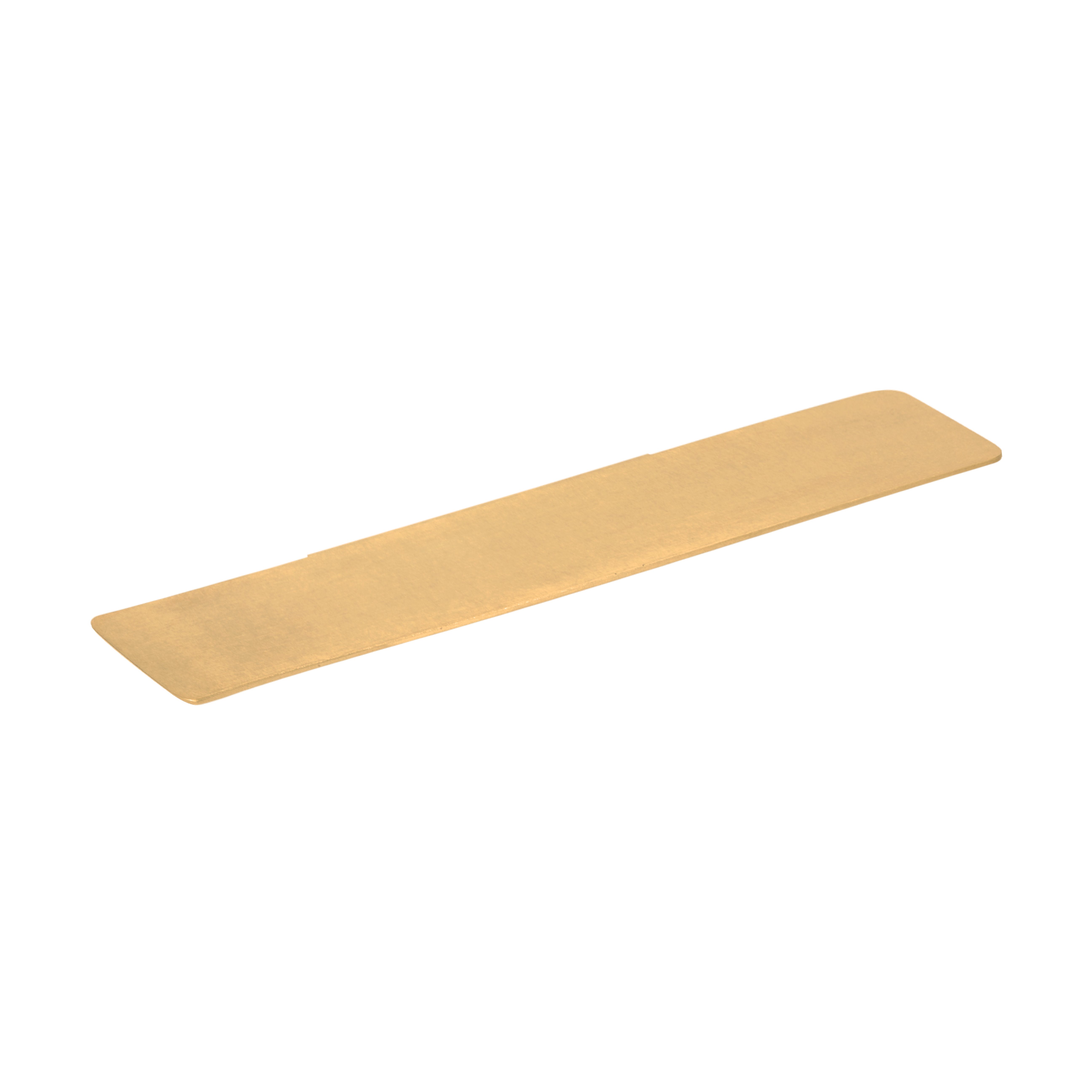 Vaada Extended Shower Shelf 440mm - Tumbled Aged Brass