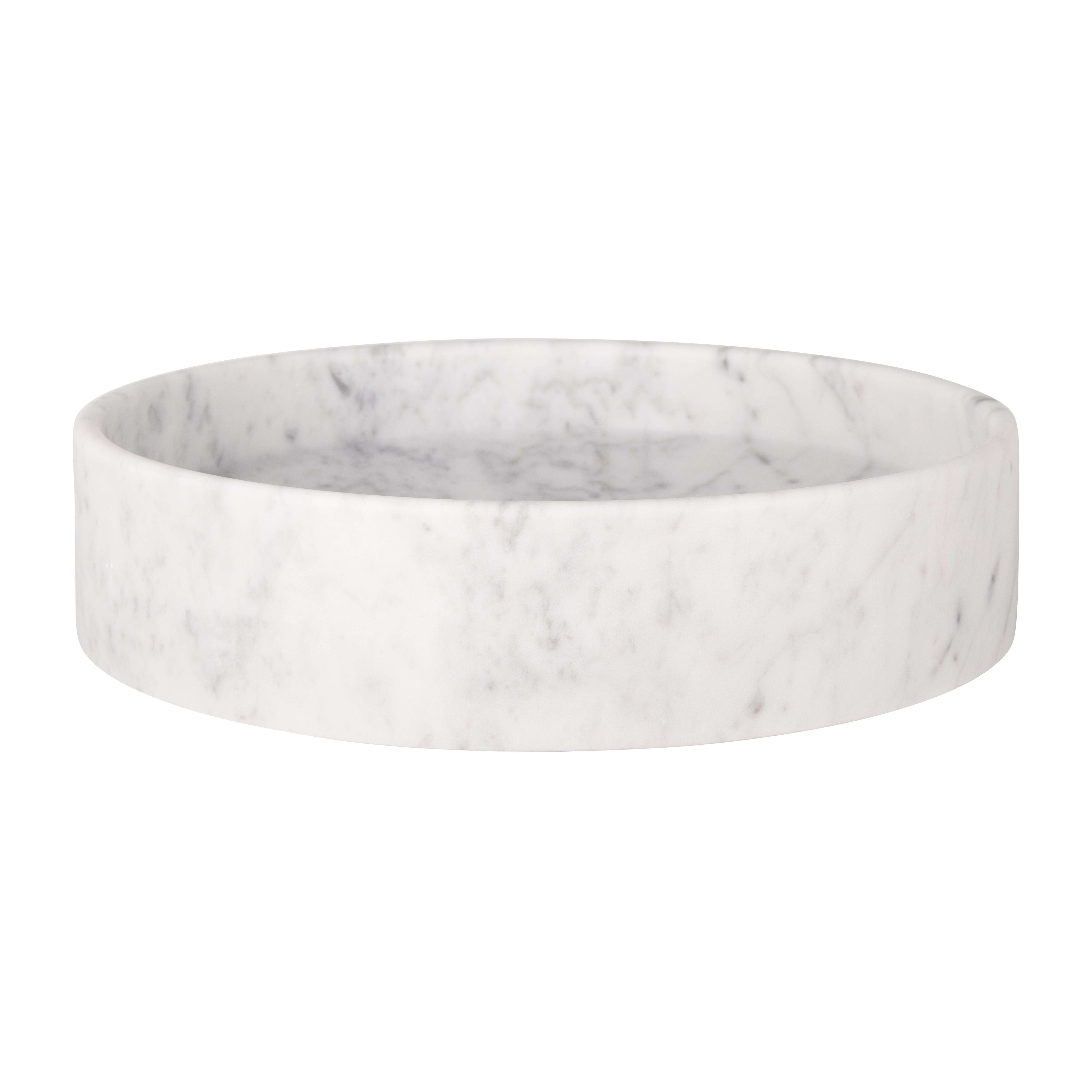 Pedra Round Basin Carrara Front 1