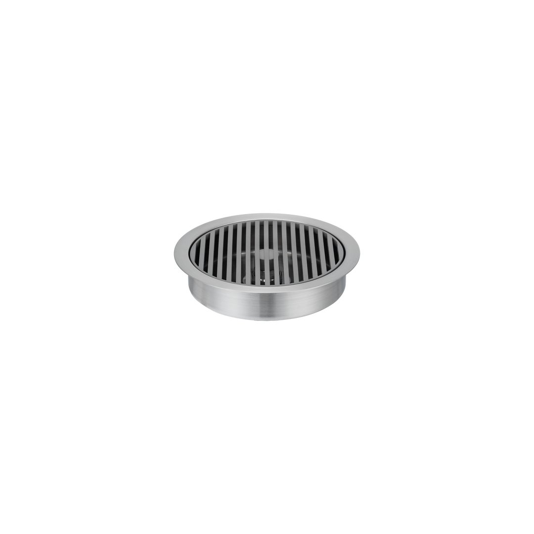 Font Drain Kit - Brushed Stainless Steel