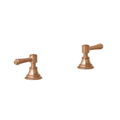 Kingsley Assembly Bench Mounted Taps - Brushed Copper