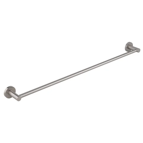 Elysian Single Towel Rail - Brushed Nickel