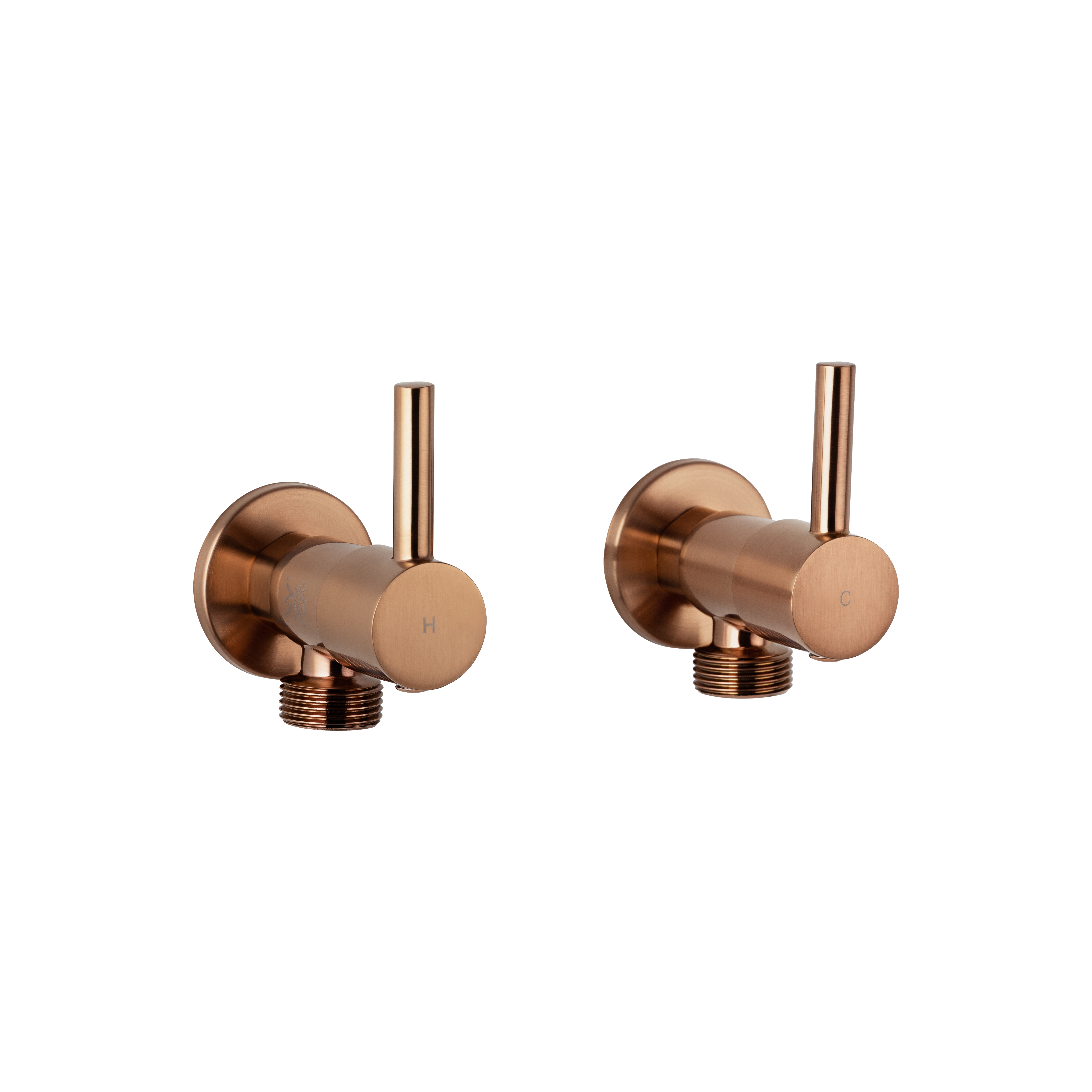 Elysian Washing Machine Stops - Brushed Copper
