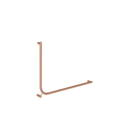 Aliro Accessible 90° Grab Rail - Brushed Copper