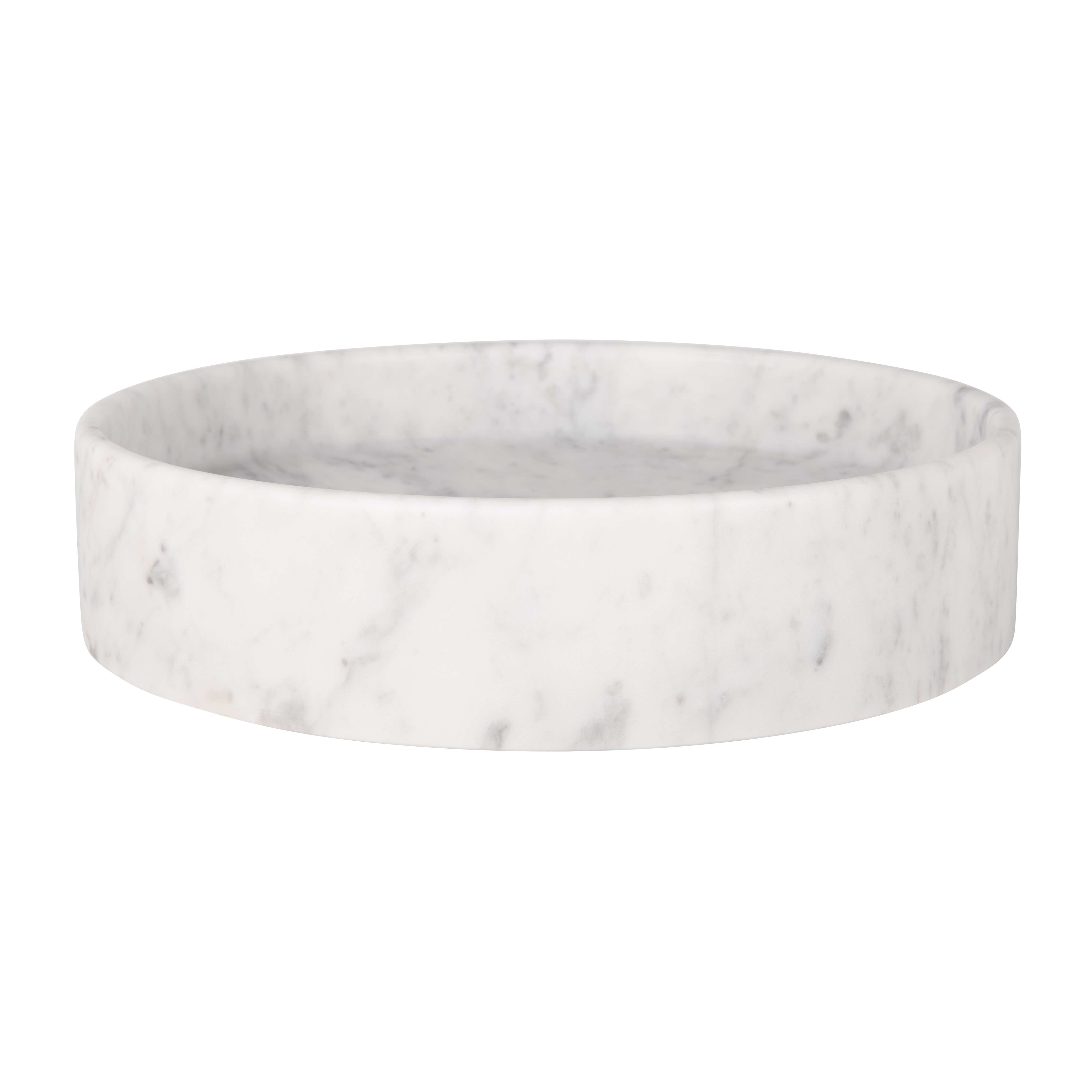 Pedra Round Basin Carrara Front 2