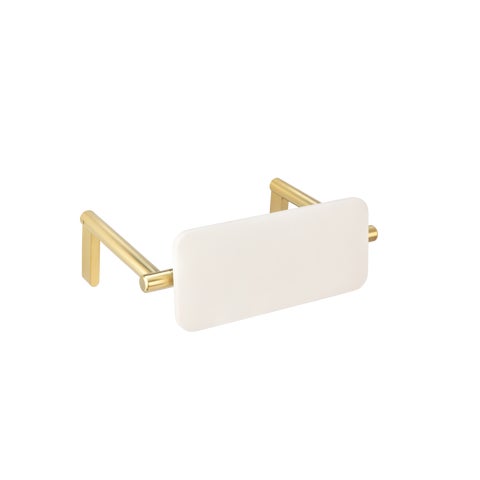 Aliro Accessible Backrest - Brushed Brass