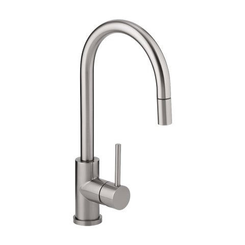 Elysian Commercial Pull-Out Kitchen Mixer - Stainless Steel