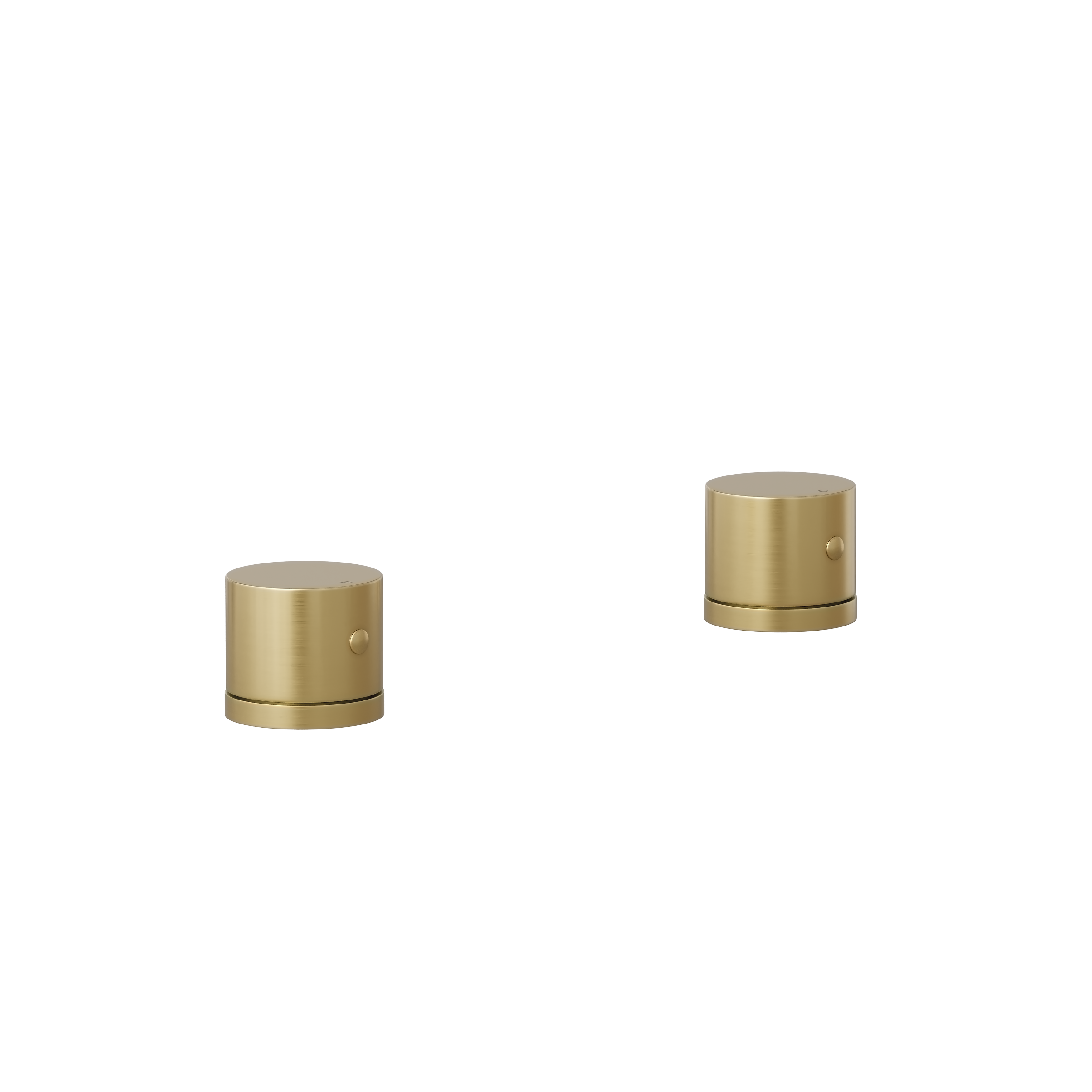 Milani Assembly Bench-Mounted Taps - Brushed Brass