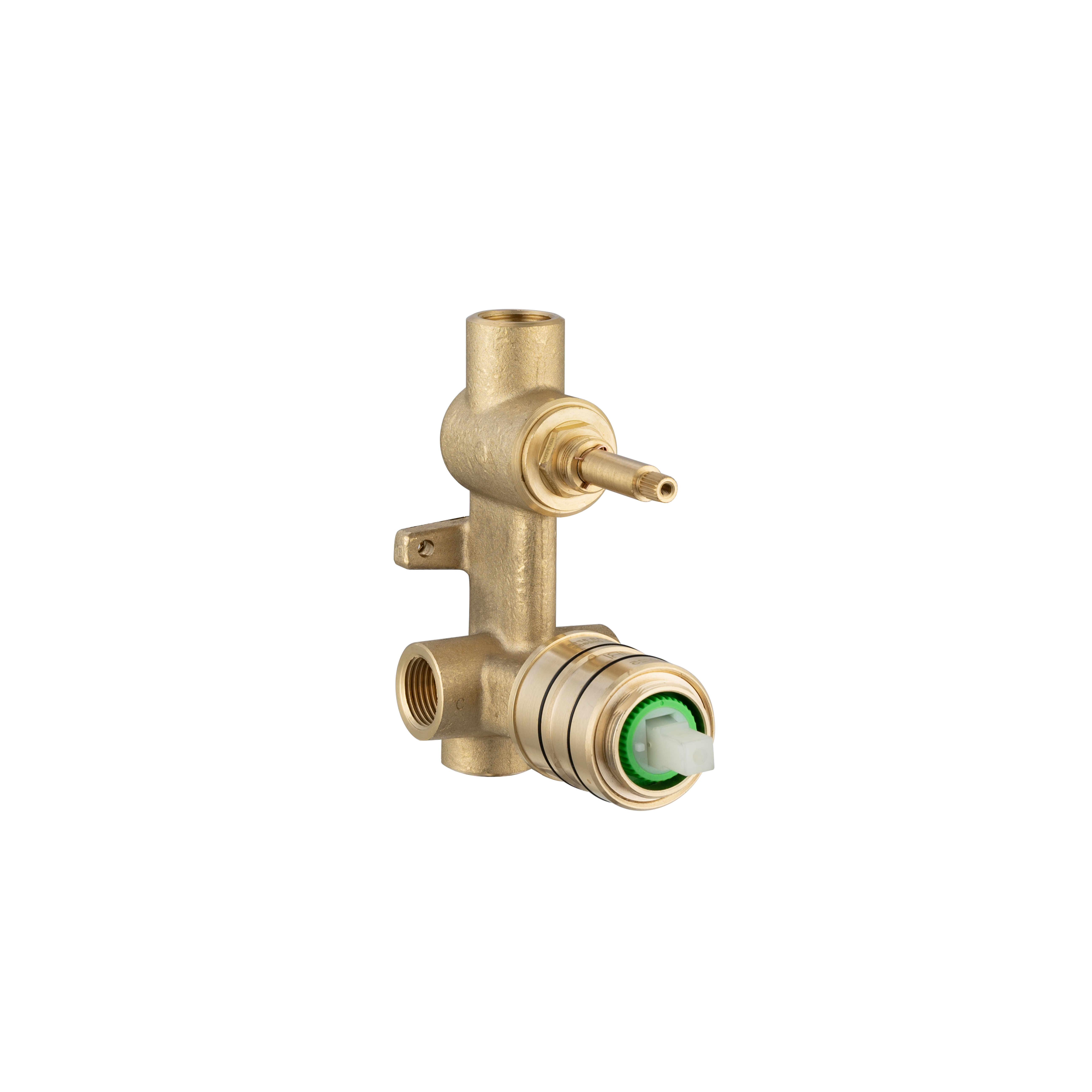 In-Wall Diverter - Top (Solid Brass)