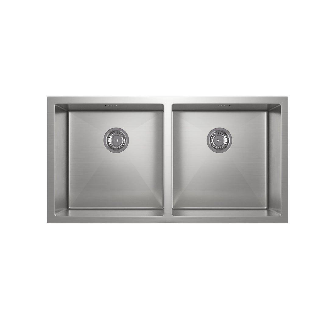 Zalo - Kitchen Sink Double 855mm - Stainless Steel (Overflow)