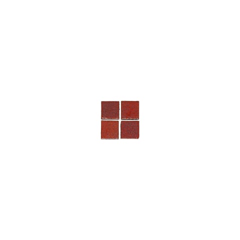 Miyako Handmade Square Mosaic Tile - Rustic Red (Sample)