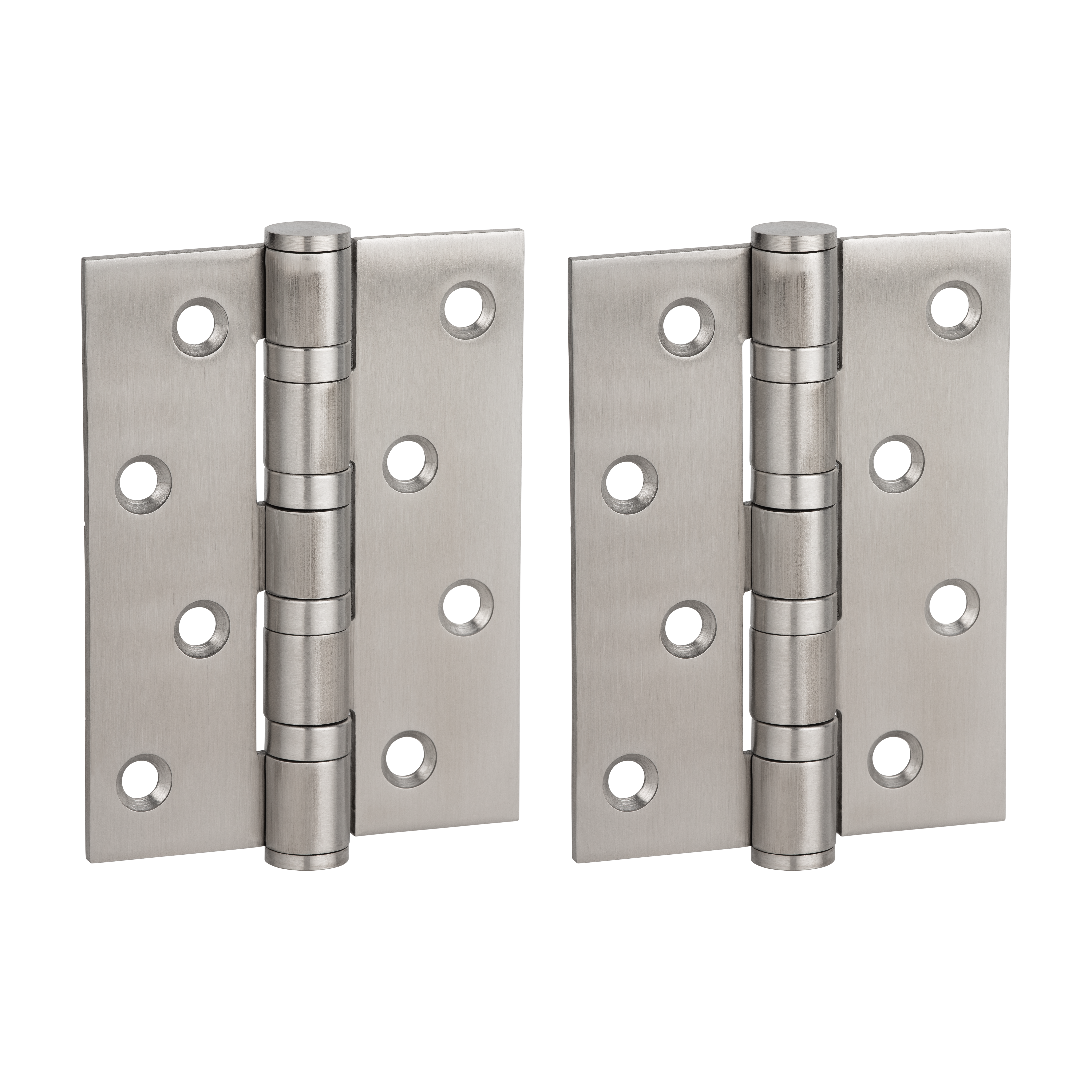 Ellis Butt Door Hinge Pair 100mm - Stainless Steel