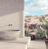 Sola Outdoor Shower Range BrushedGunmetal 01