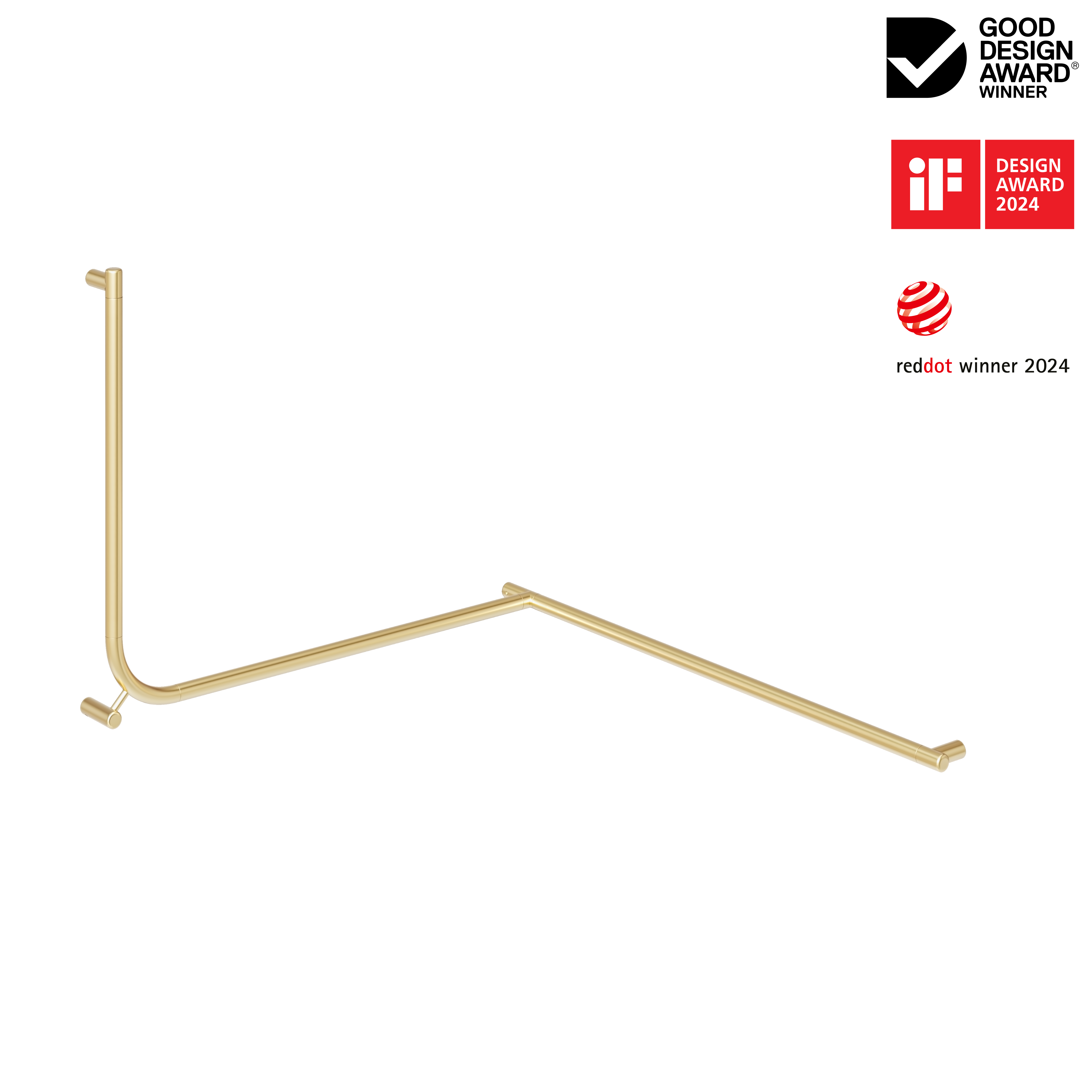 Aliro Accessible 90 Continuous Grab Rail BB
