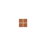 Atami-Small-Square-Mosaic-Tile---Terracotta---306x306-SKU-19129-S-2