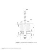 Kenley Glass Standoff Specifications