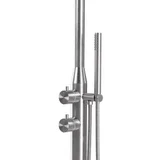 Sola Outdoor Shower Set Mixers BrushedStainless