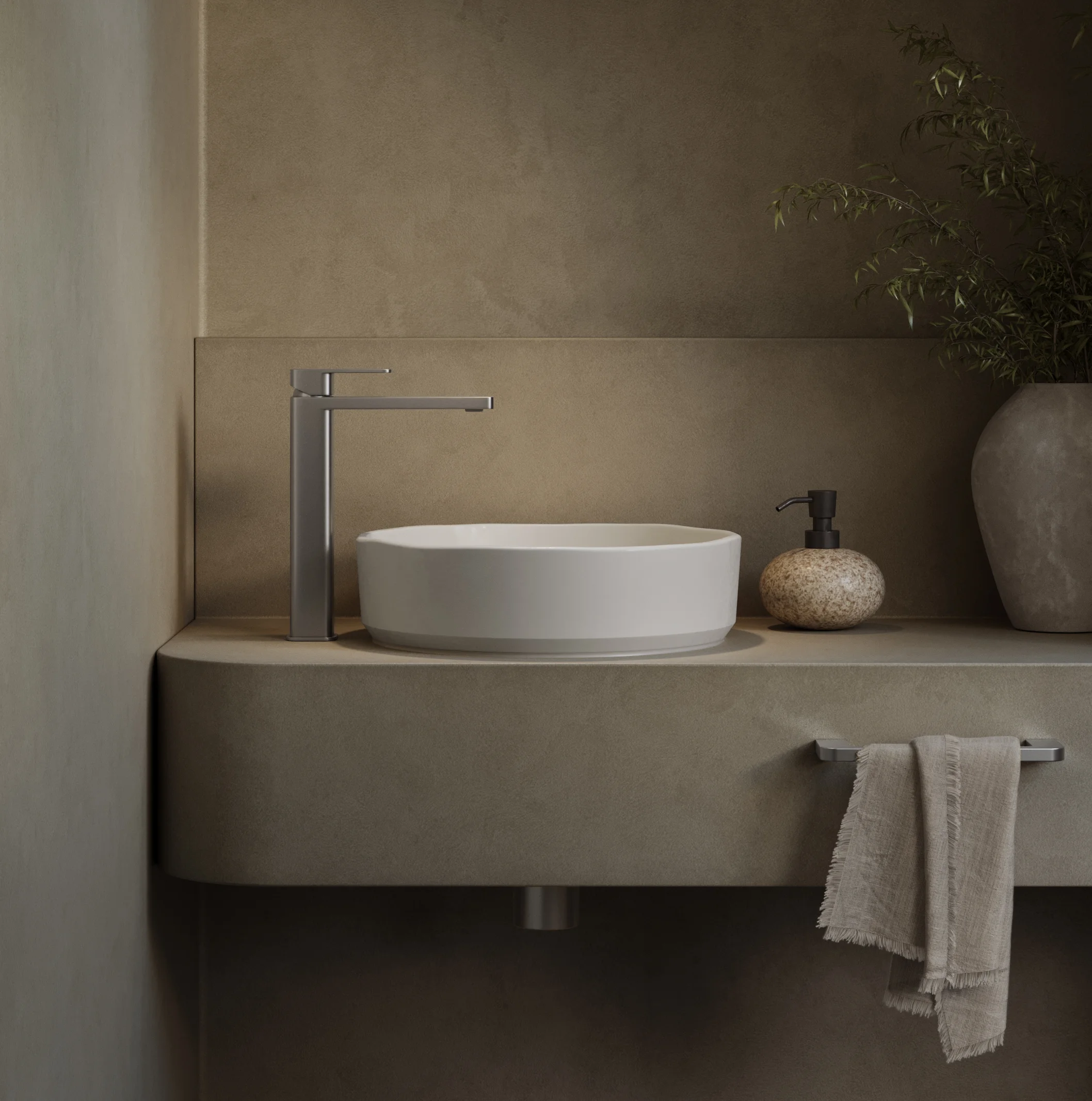 Nesso Vanity Full%20Shot Extended%20Basin%20Mixer-SS