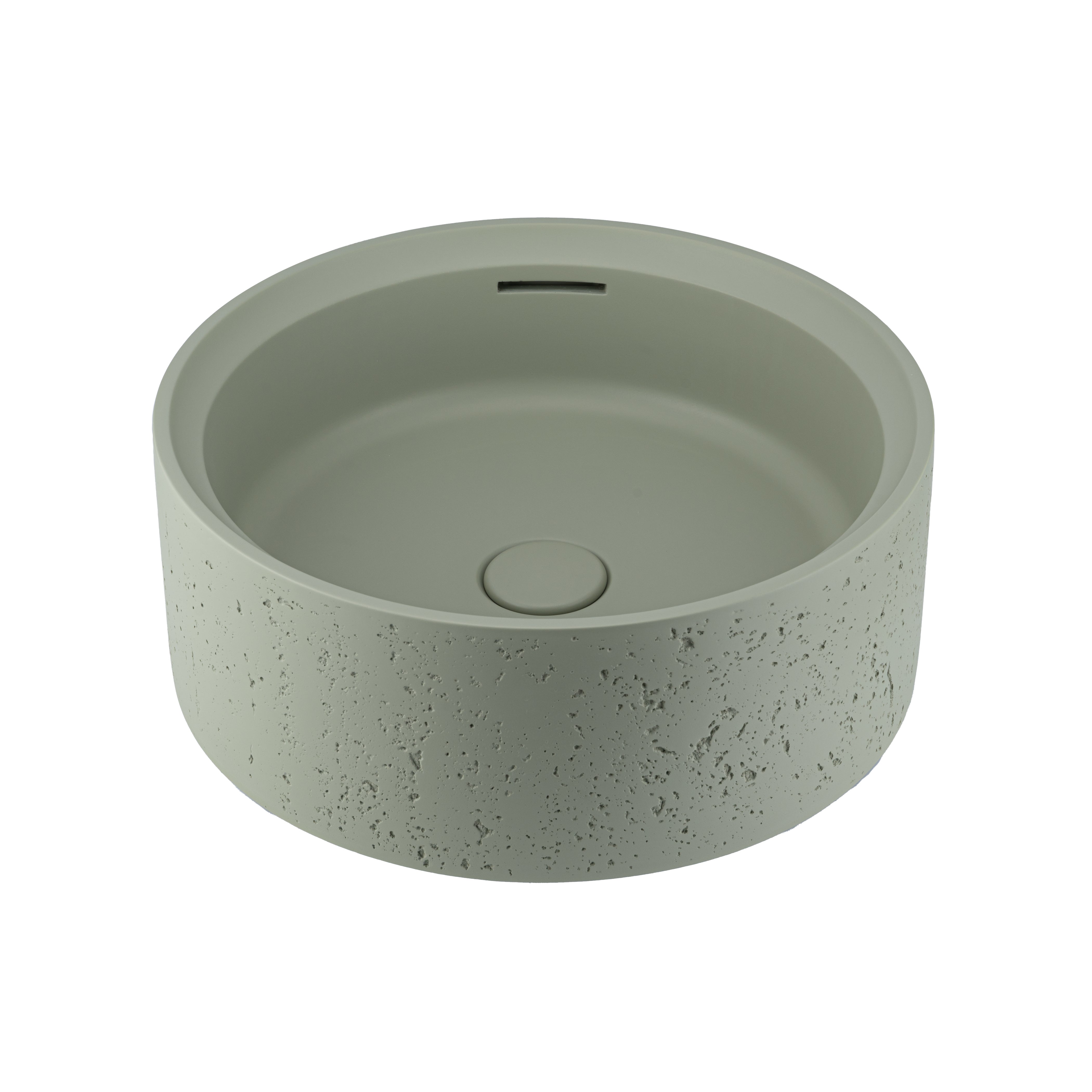 Atelis Concrete Basin - Sage Green (Overflow)