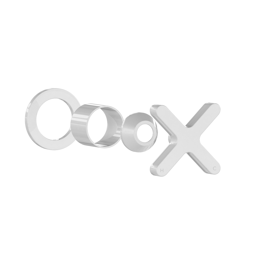 Cross - Progressive Handle Kit - White