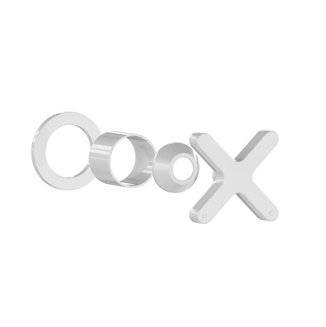 Cross Progressive Handle Kit  White - Feature