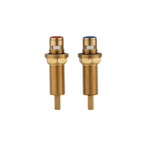 In-Wall Assembly Taps – Spindle Extended Set 20mm (H&C) – Solid Brass