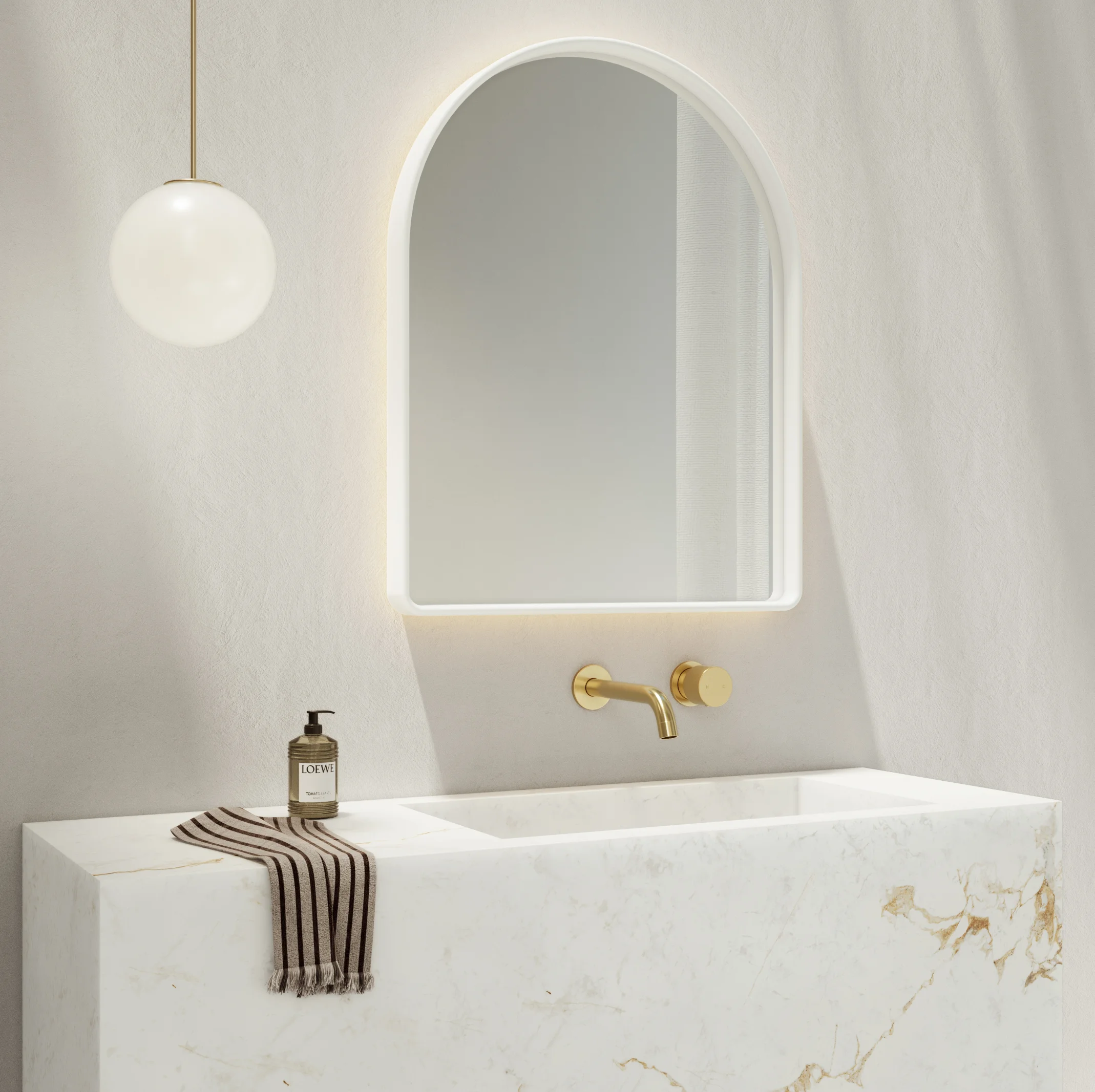 Arch%20Wall%20Mirrors%20(Solid%20Surface)%20-%20In%20setting BB LED%20ON