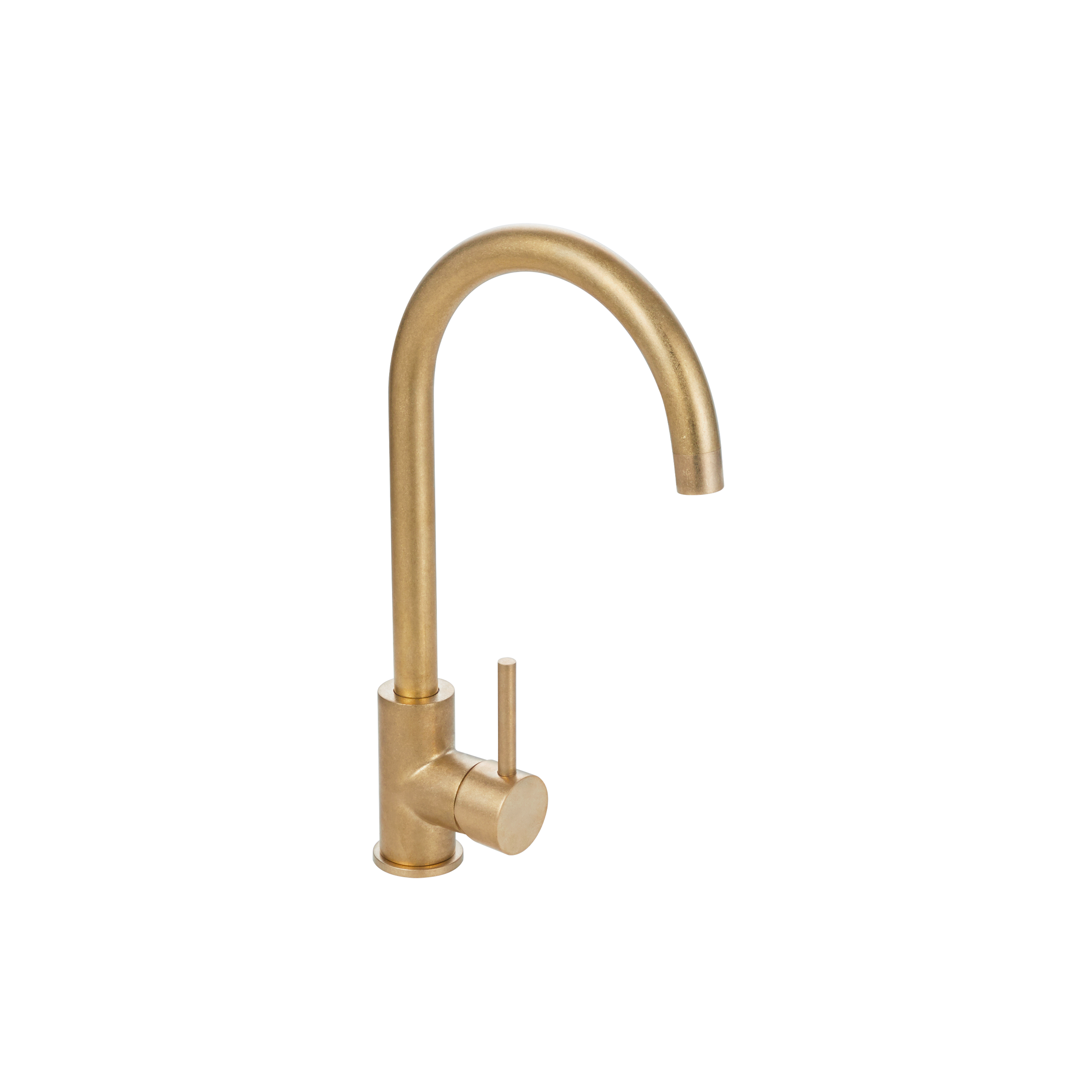 Elysian Kitchen Mixer - Tumbled Aged Brass