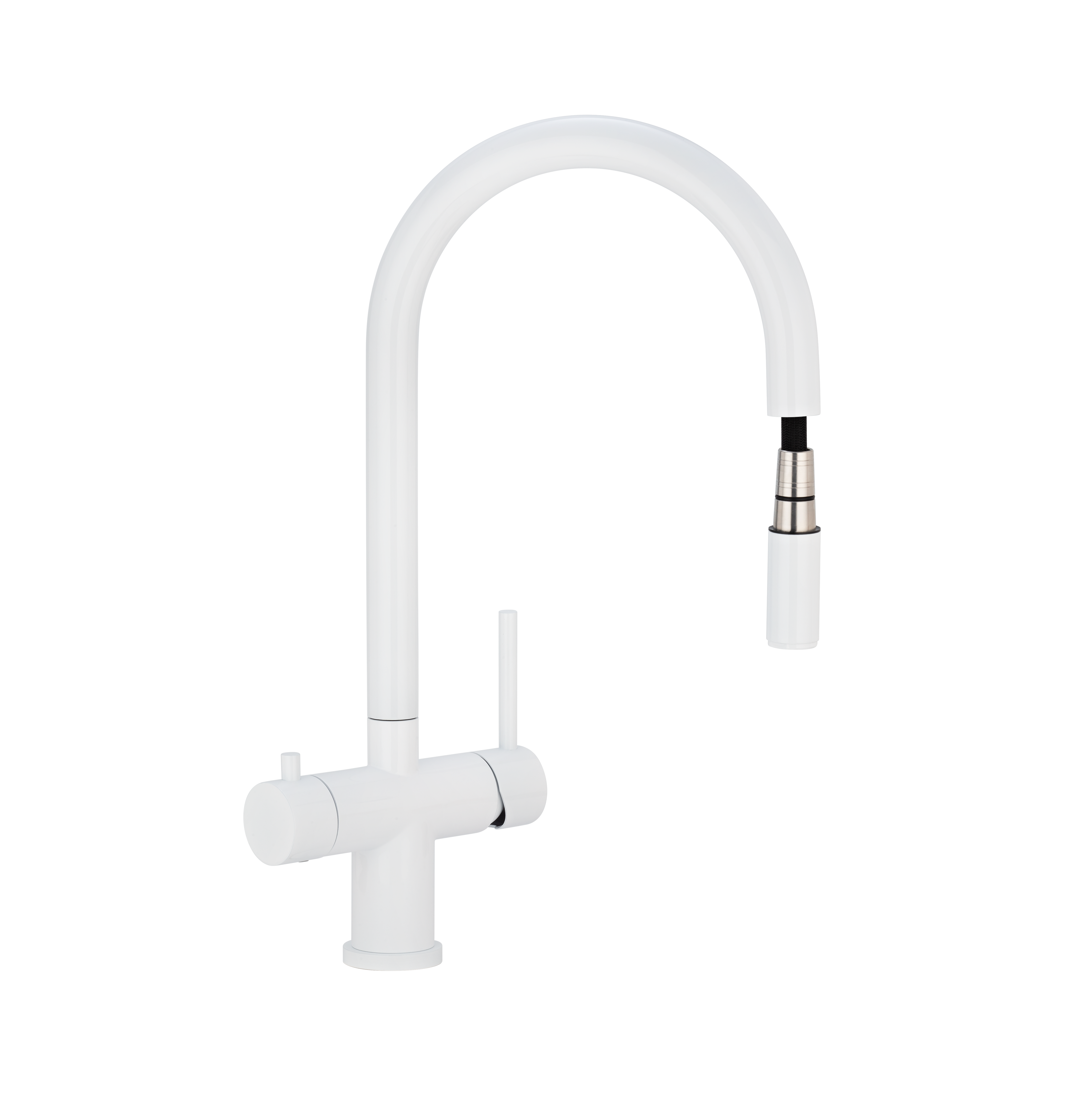elysian 3way filter pullout mixer out white