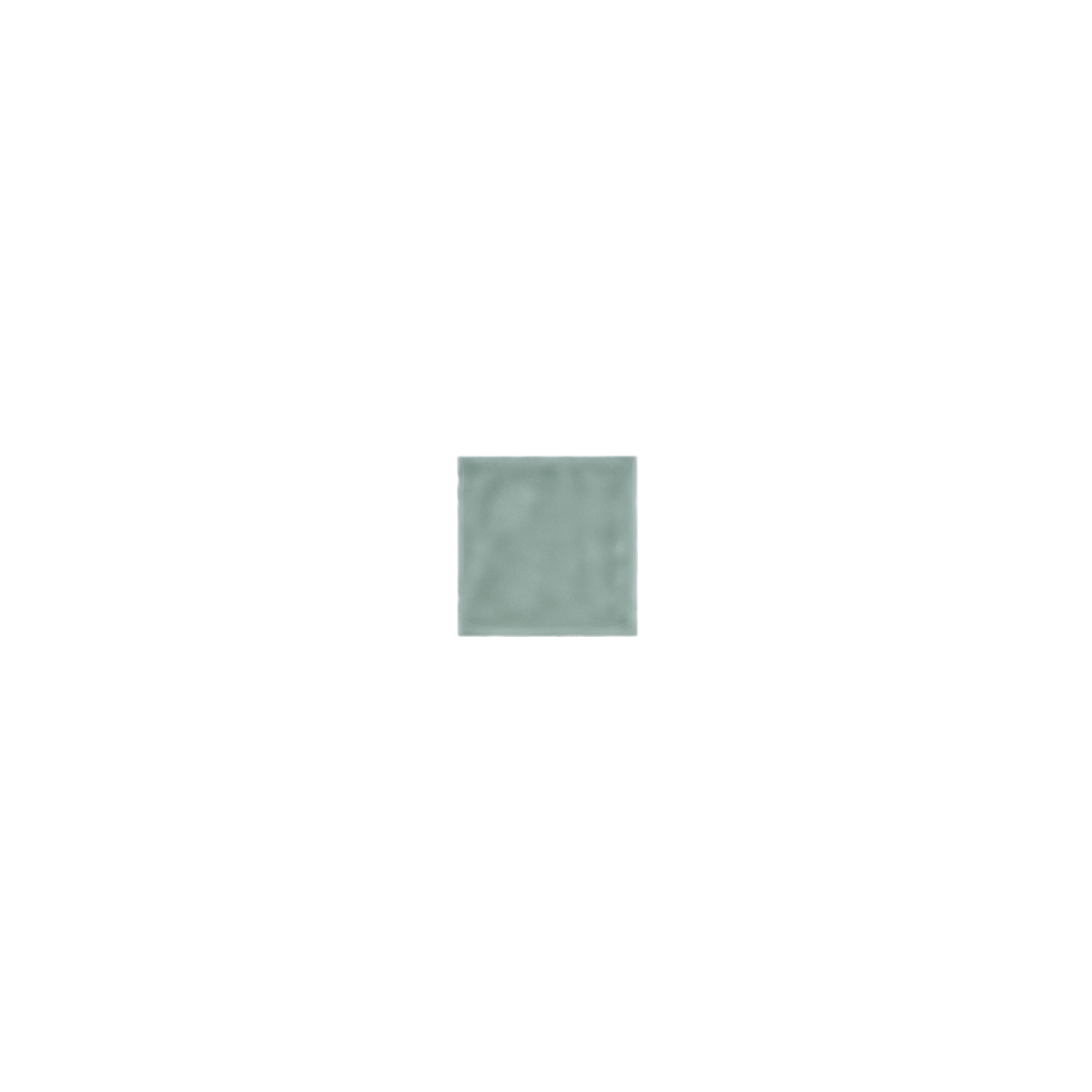 Tropea Natural Edge Square Tile - Eucalyptus Green (Sample)