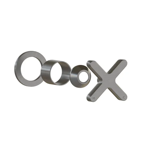 Cross - Progressive Handle Kit - Brushed Nickel