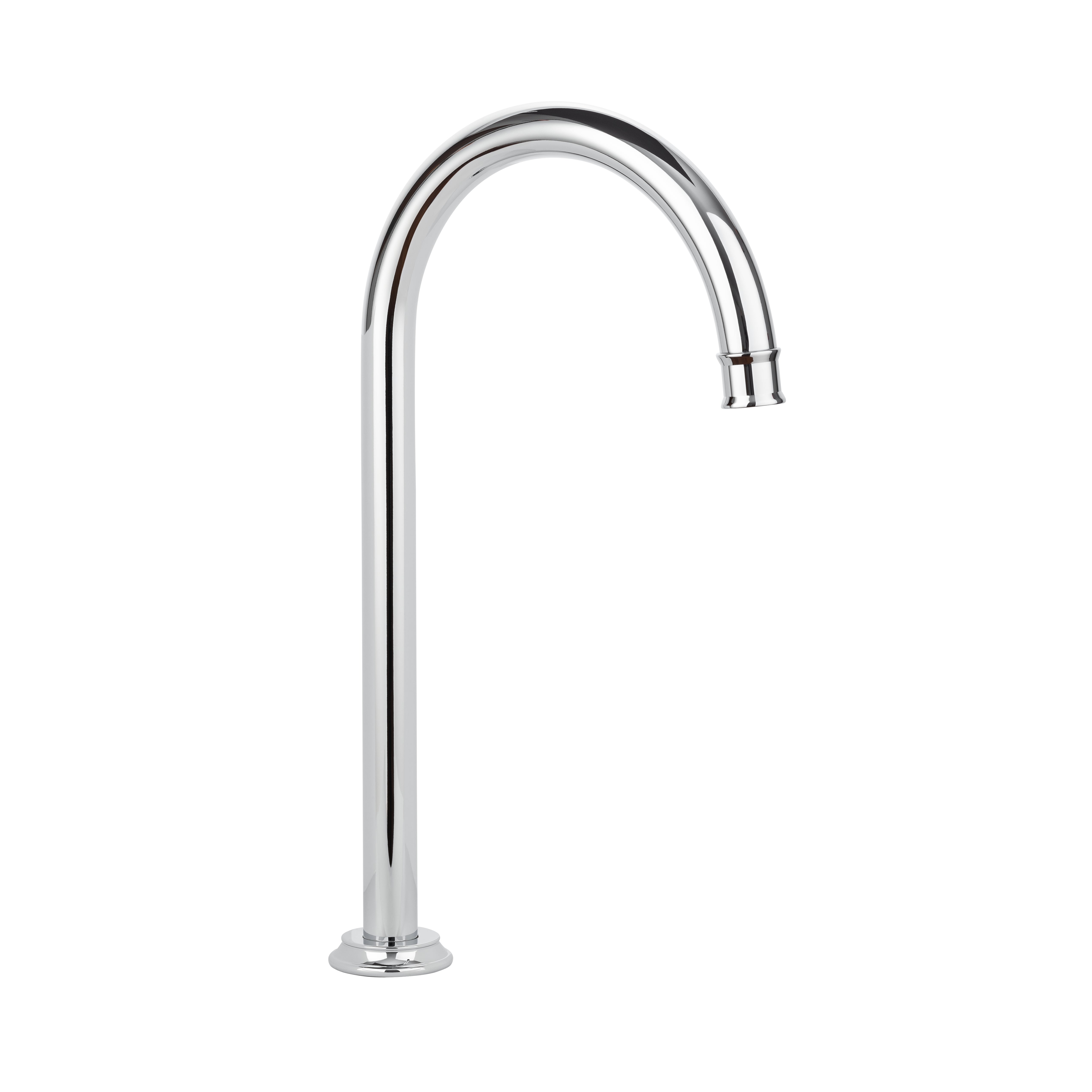 Kingsley Gooseneck Swivel Hob Spout - Chrome