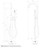 Elysian%20Floor%20Mounted%20Bath%20Filler%20With%20Handheld SPEC