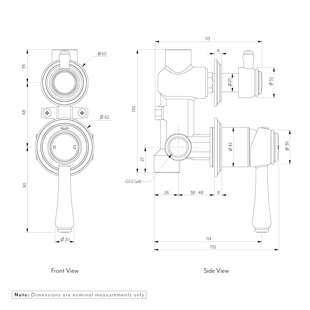 Kingsley Shower Diverter Provincial   Gallery Spec   V1
