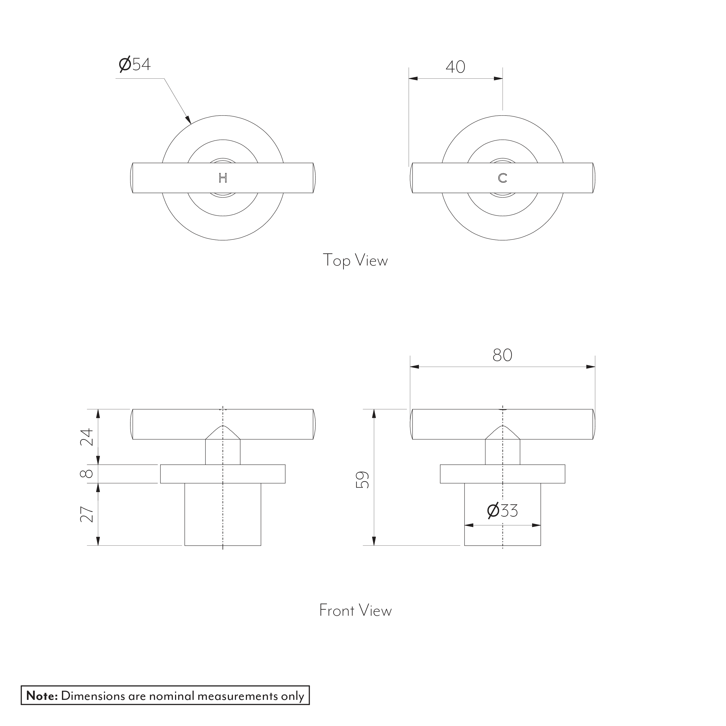 BARRE Assembly Bench Mounted Handle Kit Gallery Spec
