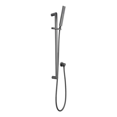 Milani Hand Shower Rail Set - Brushed Gunmetal