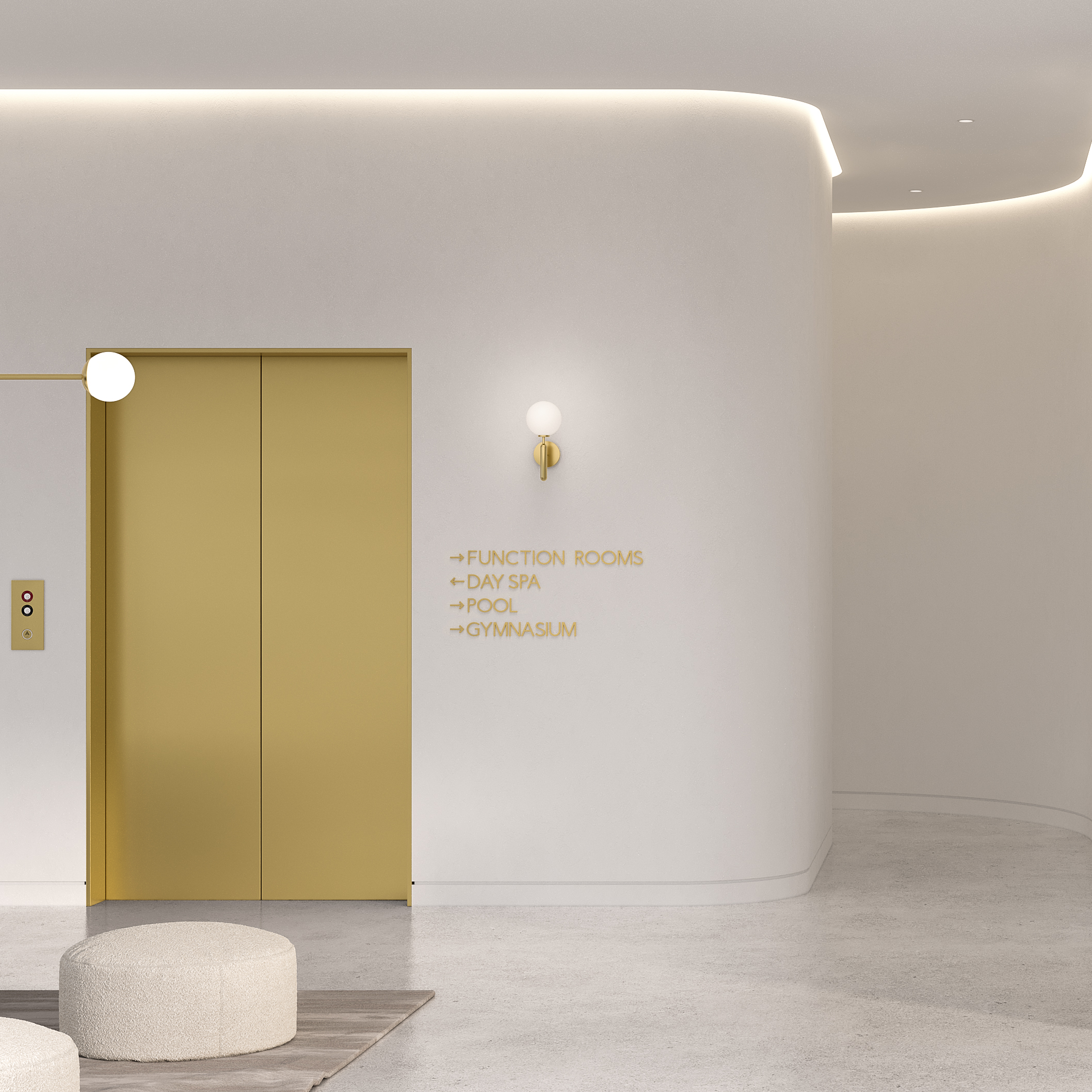 Signage Letters Lobby 4 BB