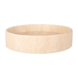 Pedra Round Basin BeigeTrav Front 1