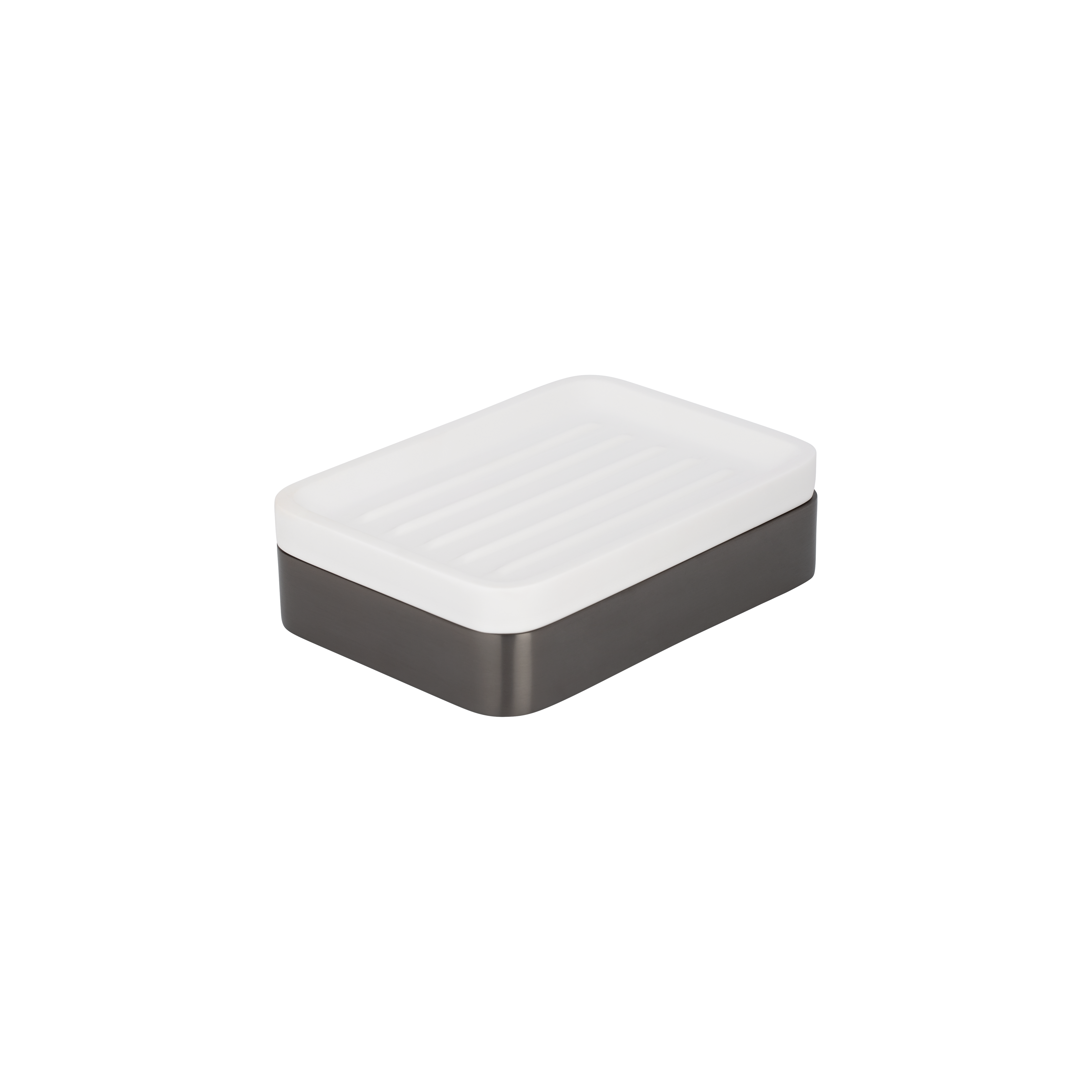 Maya Soap Dish Shelf - Brushed Gunmetal