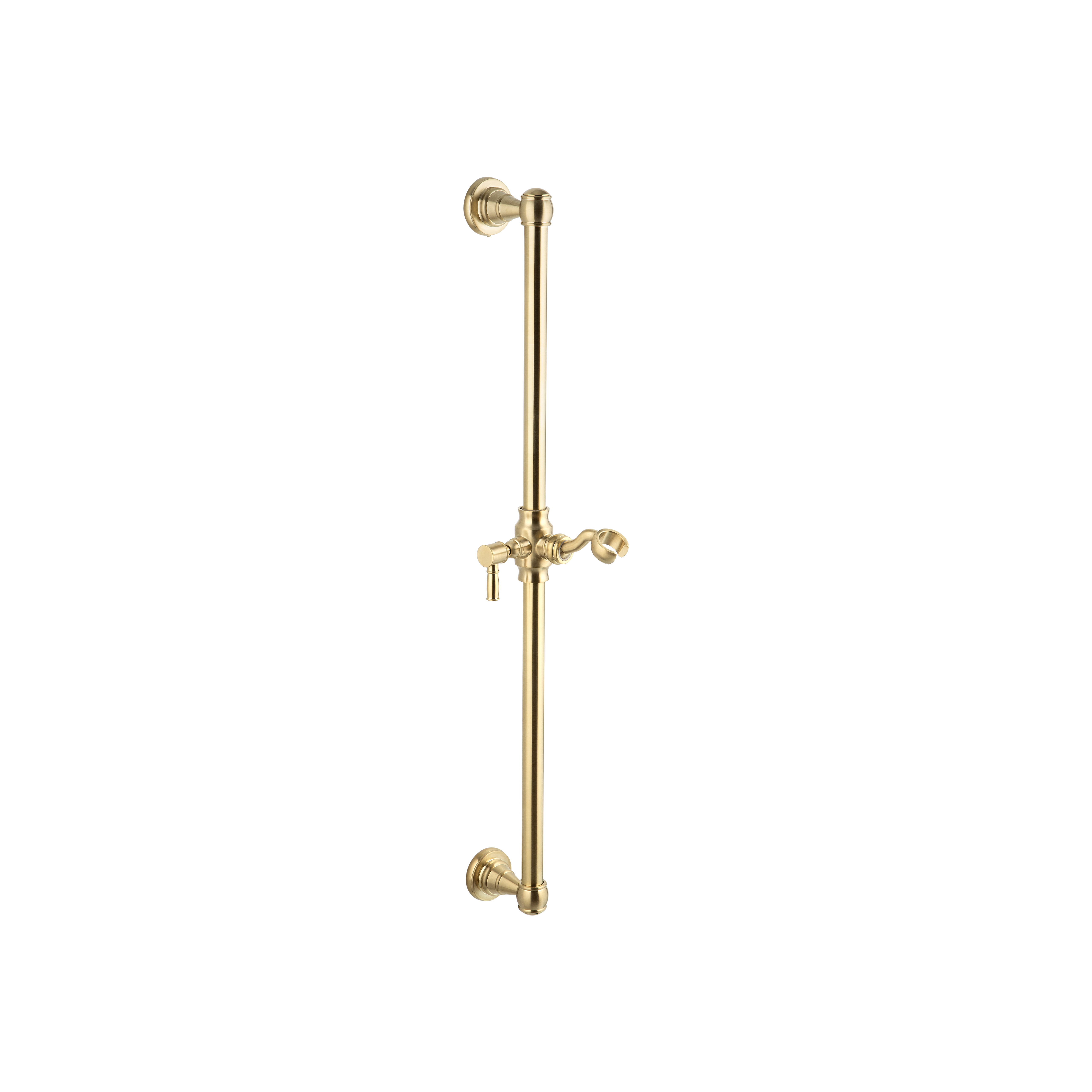 Kingsley Shower Rail - Brushed Brass