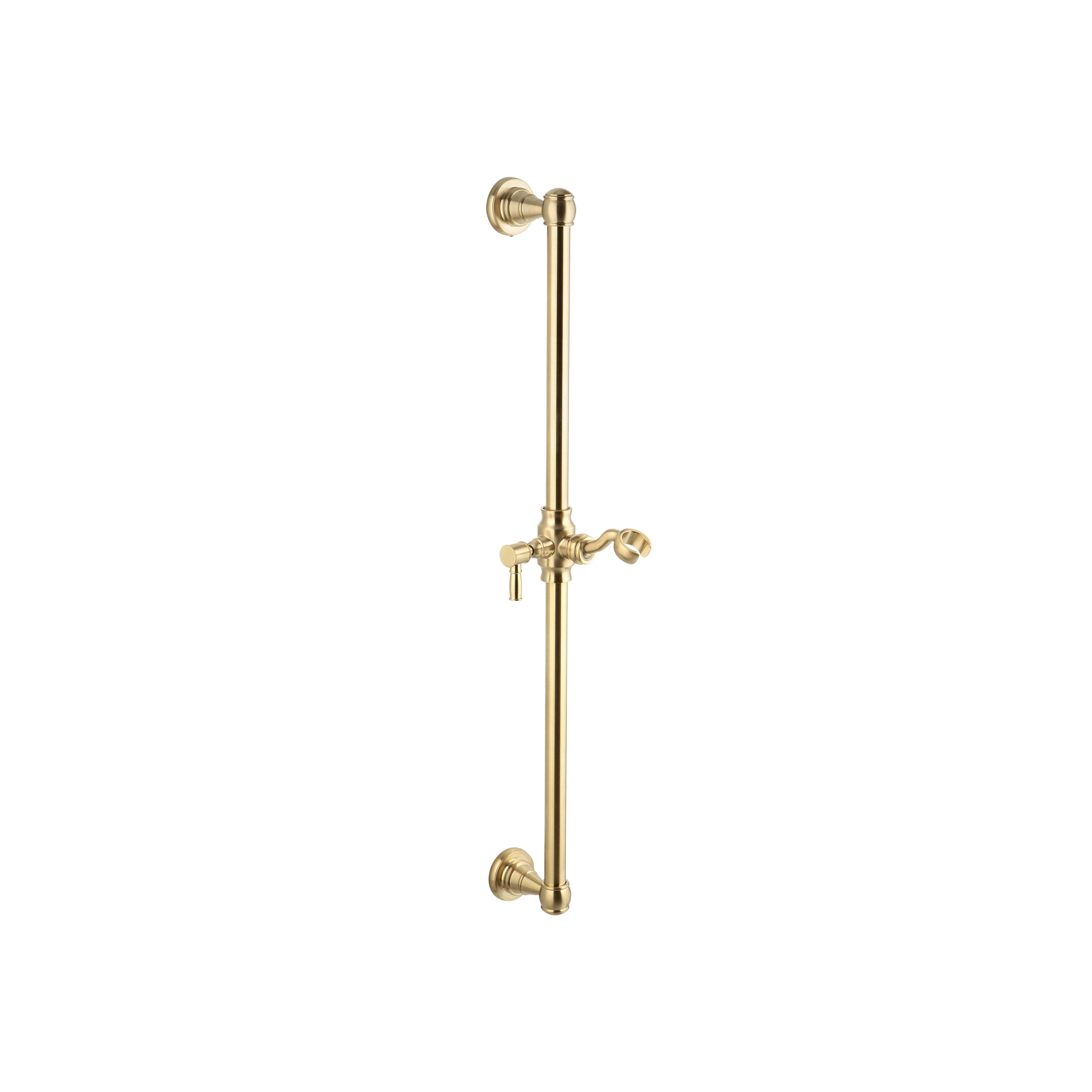 Kingsley Shower Rail - Brushed Brass