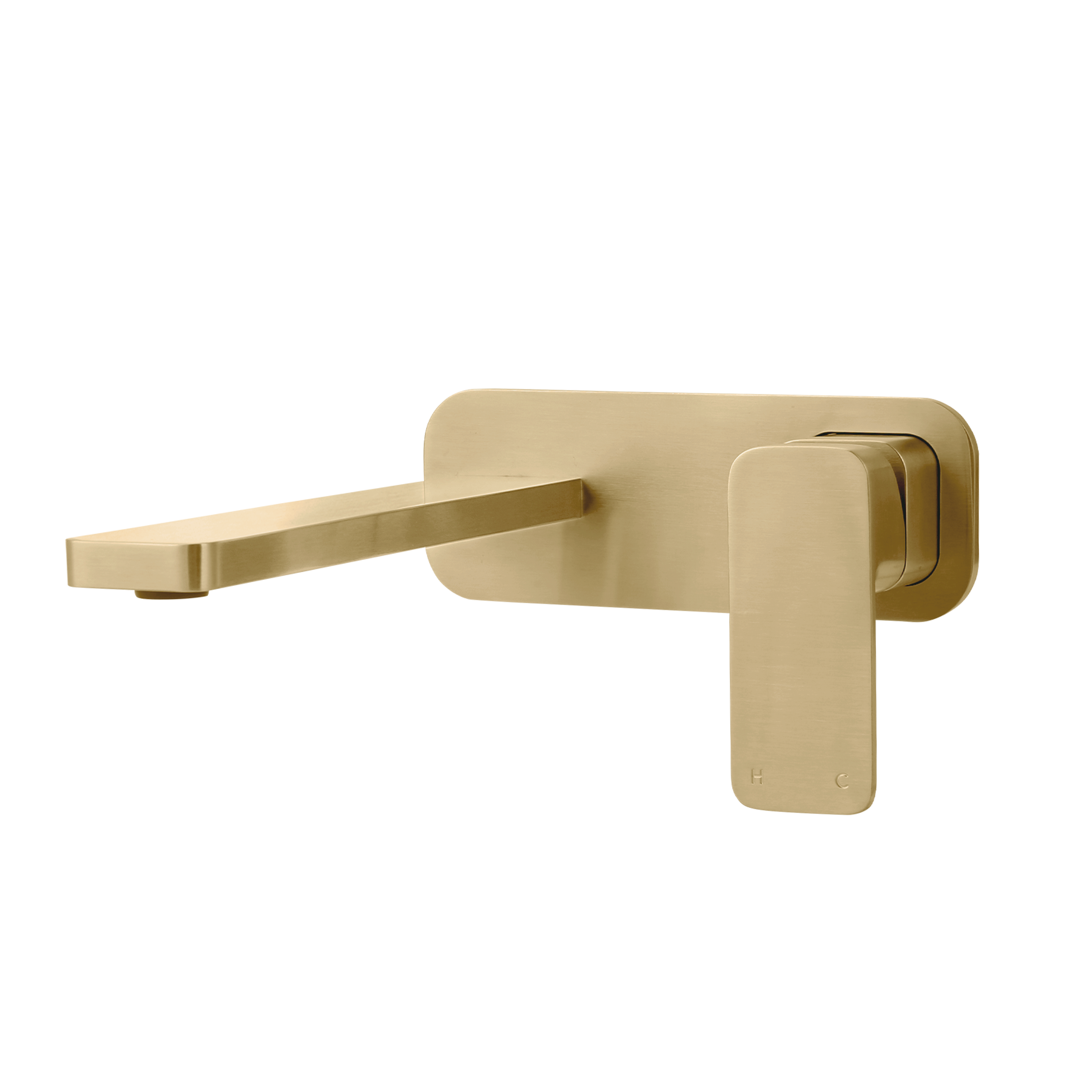 Nesso Minimal Wall-Mounted Set - Brushed Brass
