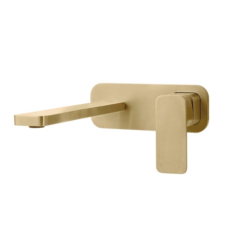 Nesso Minimal Wall-Mounted Set - Brushed Brass