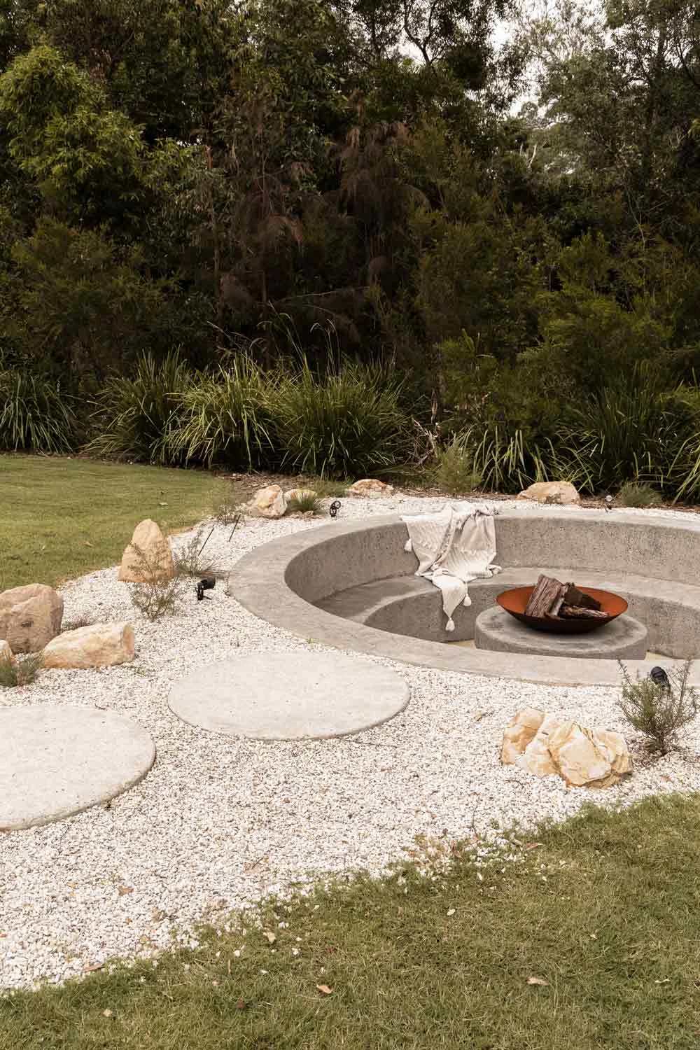 Amara-Coastal-Home-Sunken-Fire-Pit-Entertaining-Area-Indoor-Outdoor-Living