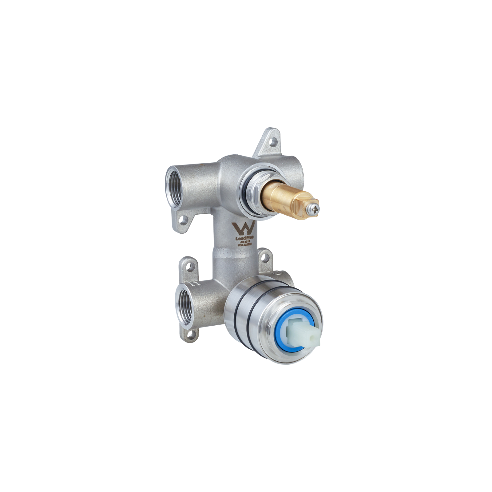 In-Wall Minimal Diverter Mixer Body - 304 SS