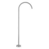 19390-Sola-Floor-Mounted-Bath-Filler Front Stainless-Steel